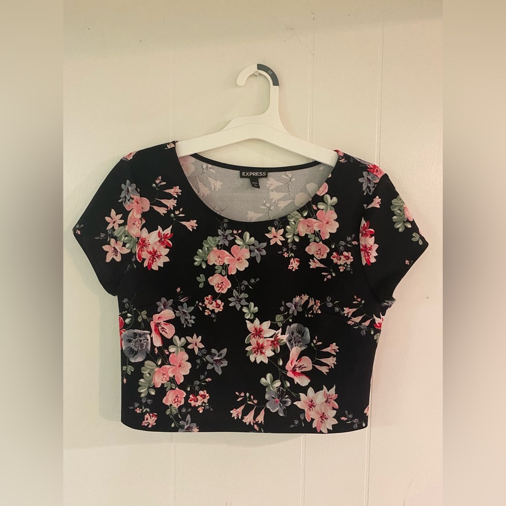Express Floral Crop Top
